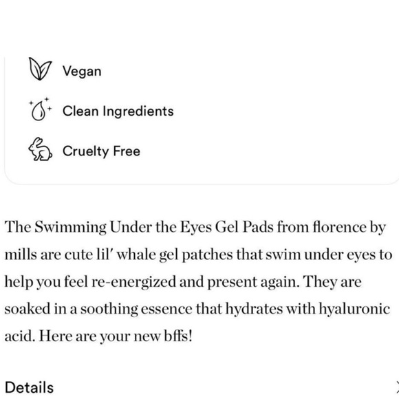 $3 🌸 Florence By Mills Swimming Under The Eyes Gel Pads ~ NEW - Picture 3 of 6